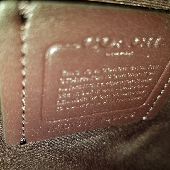 Coach Red Satchel with Double Handles and Structured Design - Picture 4 of 6